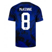 Vereinigte Staaten Weston McKennie #8 Fußballbekleidung Auswärtstrikot WM 2022 Kurzarm